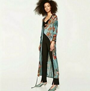 Floral Wrap Dress - Blue and Red